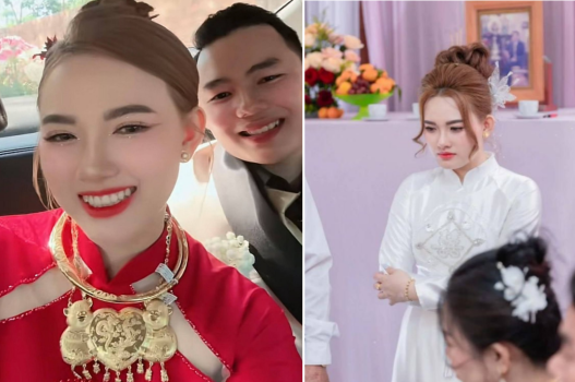 Cô dâu thèm quá phải nện luôn đêm tân hôn