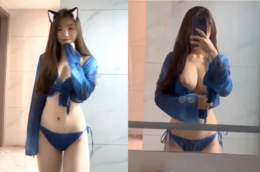 Cô gái xinh đẹp ngực to thích kiểu doggy