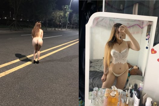 Con bồ dâm phô búi giữa đường