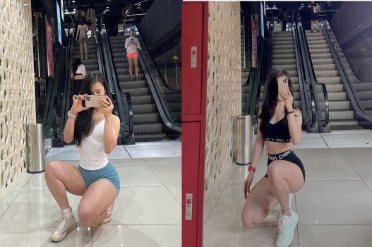 Cùng em gymer phòng tập vụng trộm phê pha