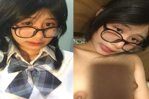 Nữ sinh đeo kính nghịch ngợm gạ bạn trai đến nhà bú liếm