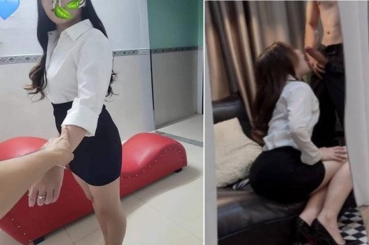 Thư ký hư hỏng đụ cùng giám đốc và quản lý