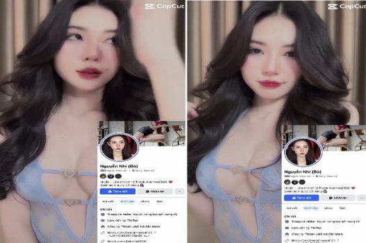Tiktoker xinh đẹp Nguyễn Nhi da trắng lộ clip nhạy cảm